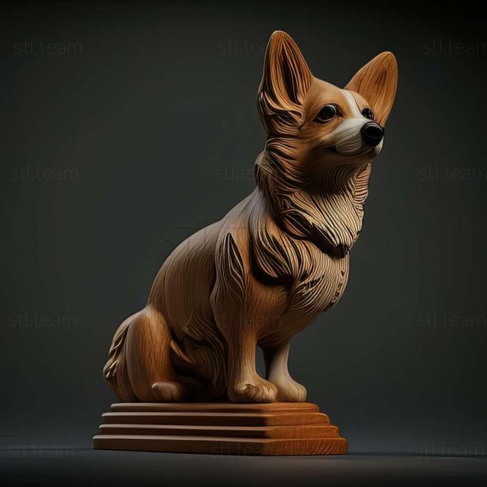3D модель Знаменита тварина пес Борис (STL)